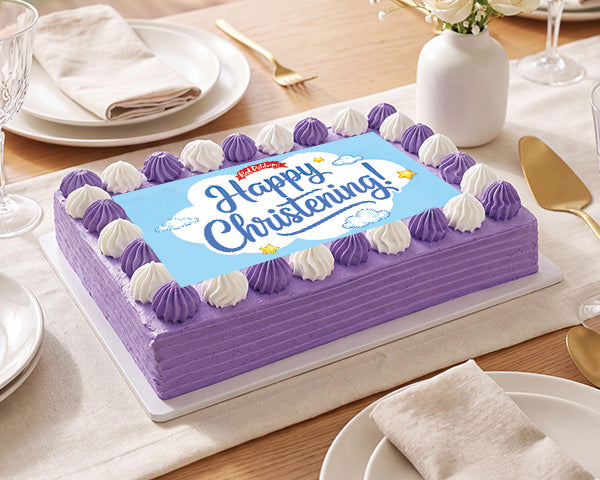 christening cake